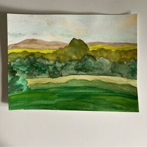 Landscape Watercolor Painting